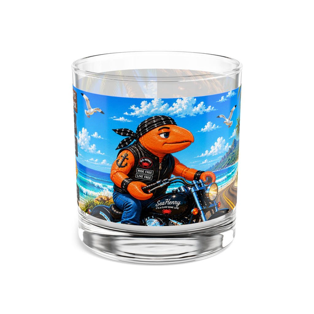 #008 Biker Henry – SeaHenry 10 oz Rocks Glass