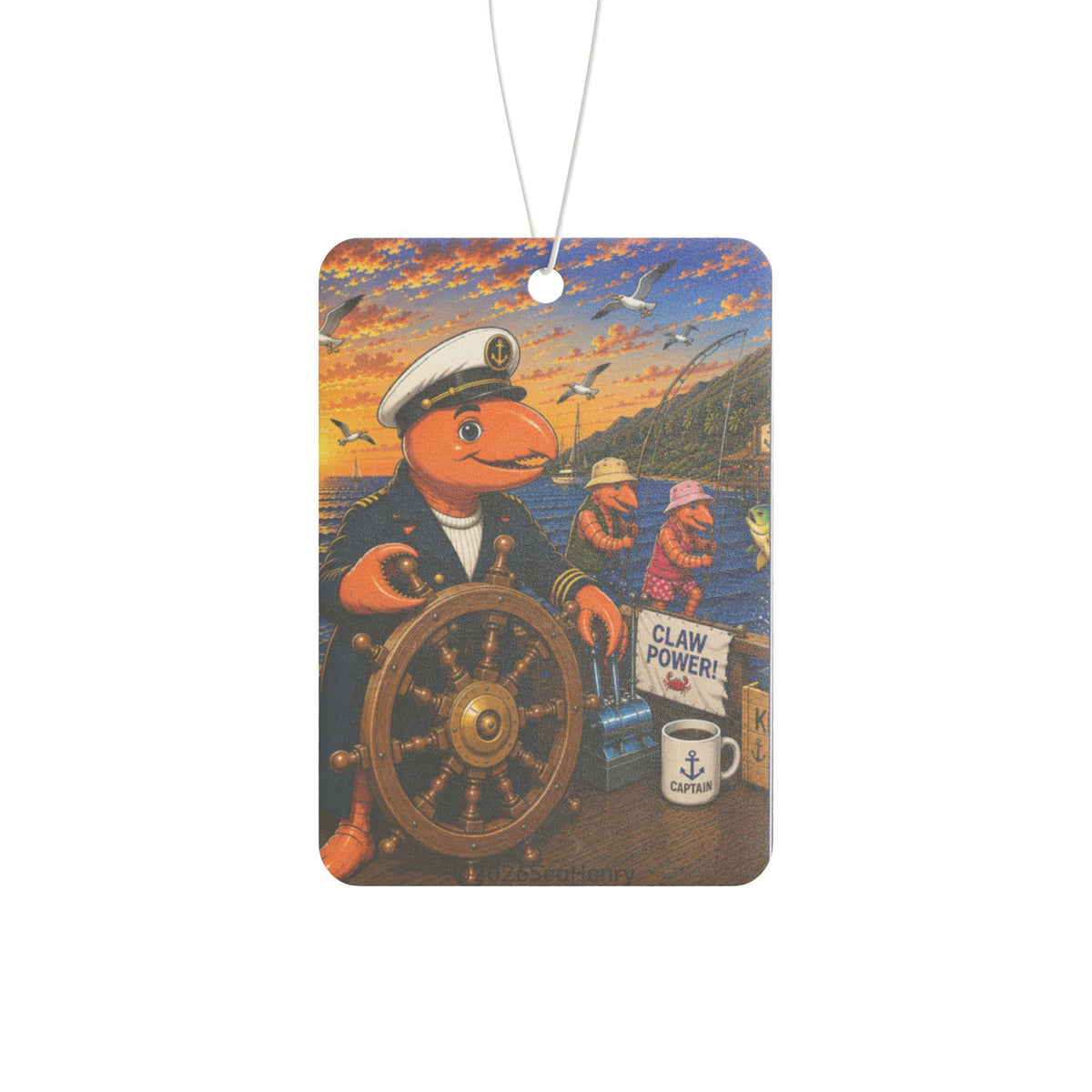 #003 Captain Henry – SeaHenry Car Air Freshener