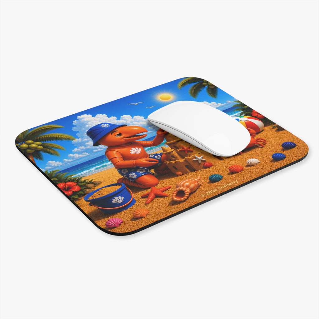#005 Beach Buddy Boy – SeaHenry Mouse Pad
