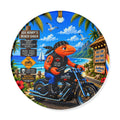 #008 Biker Henry - Round Cutting Board
