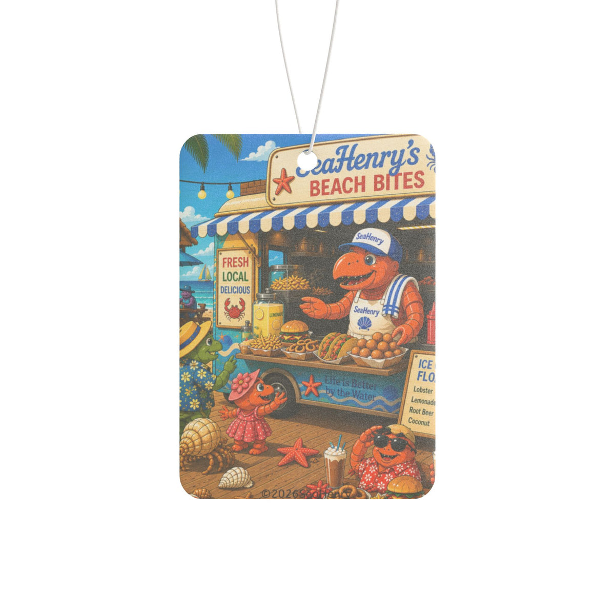 #018 Henry’s Beach Bites – SeaHenry Car Air Freshener