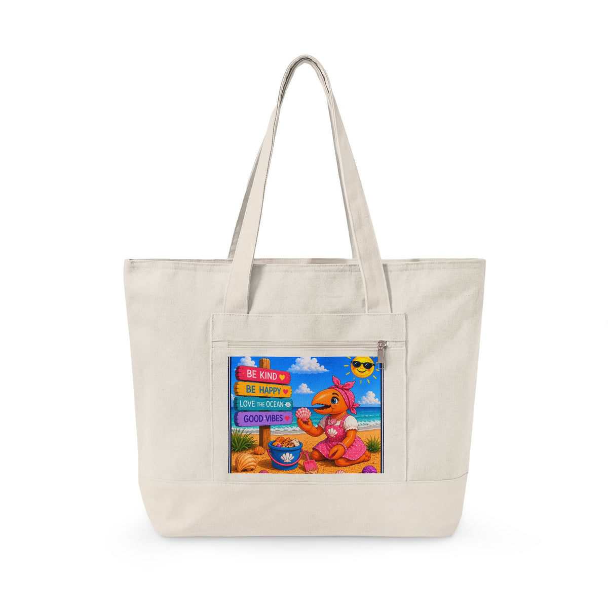 #006 Beach Buddy Girl - Florida Tote Bag