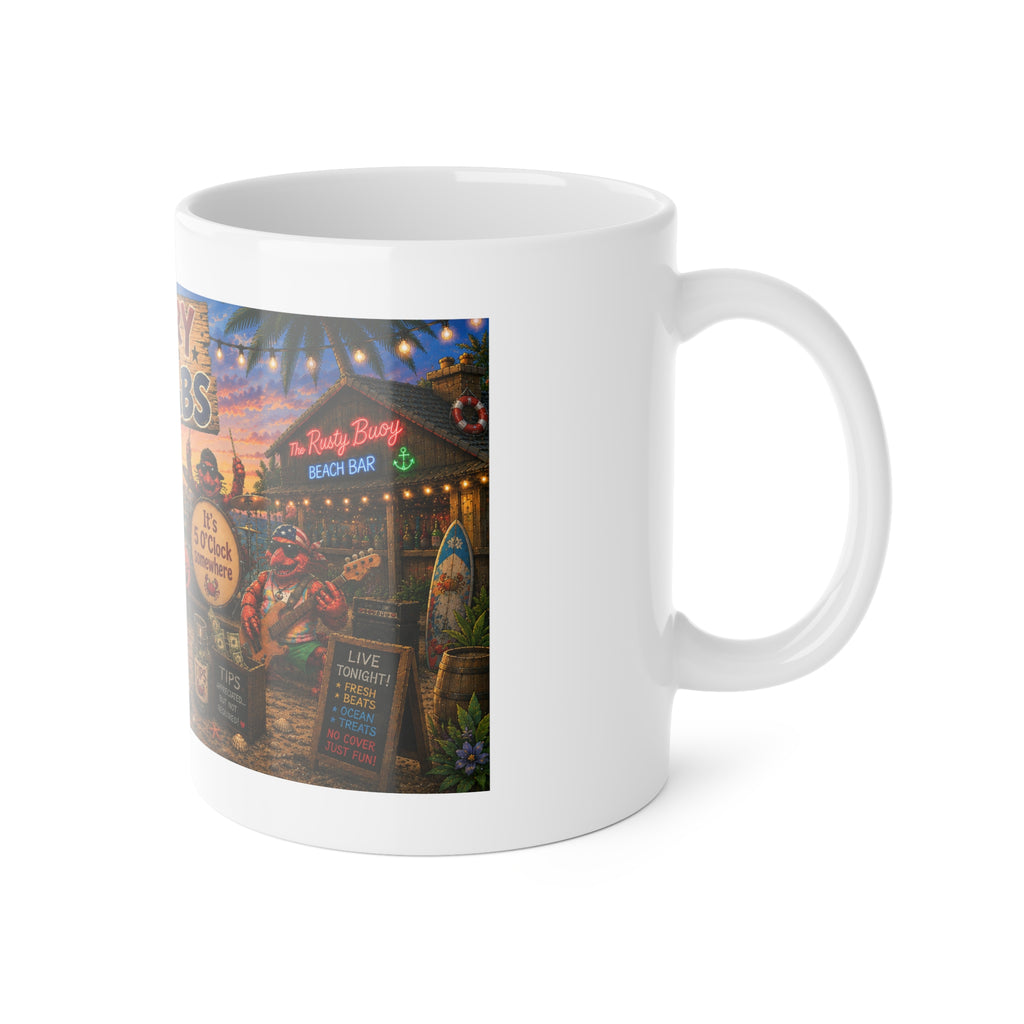 #011 Henry and the Crabs – SeaHenry Coastal Coffee Mug