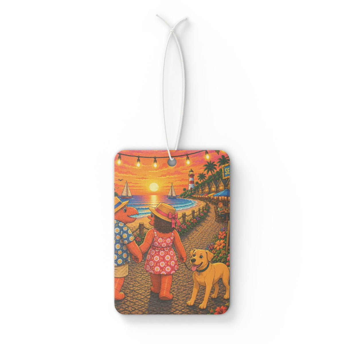 Copy of #019 Dog Walking - SeaHenry Air Freshener