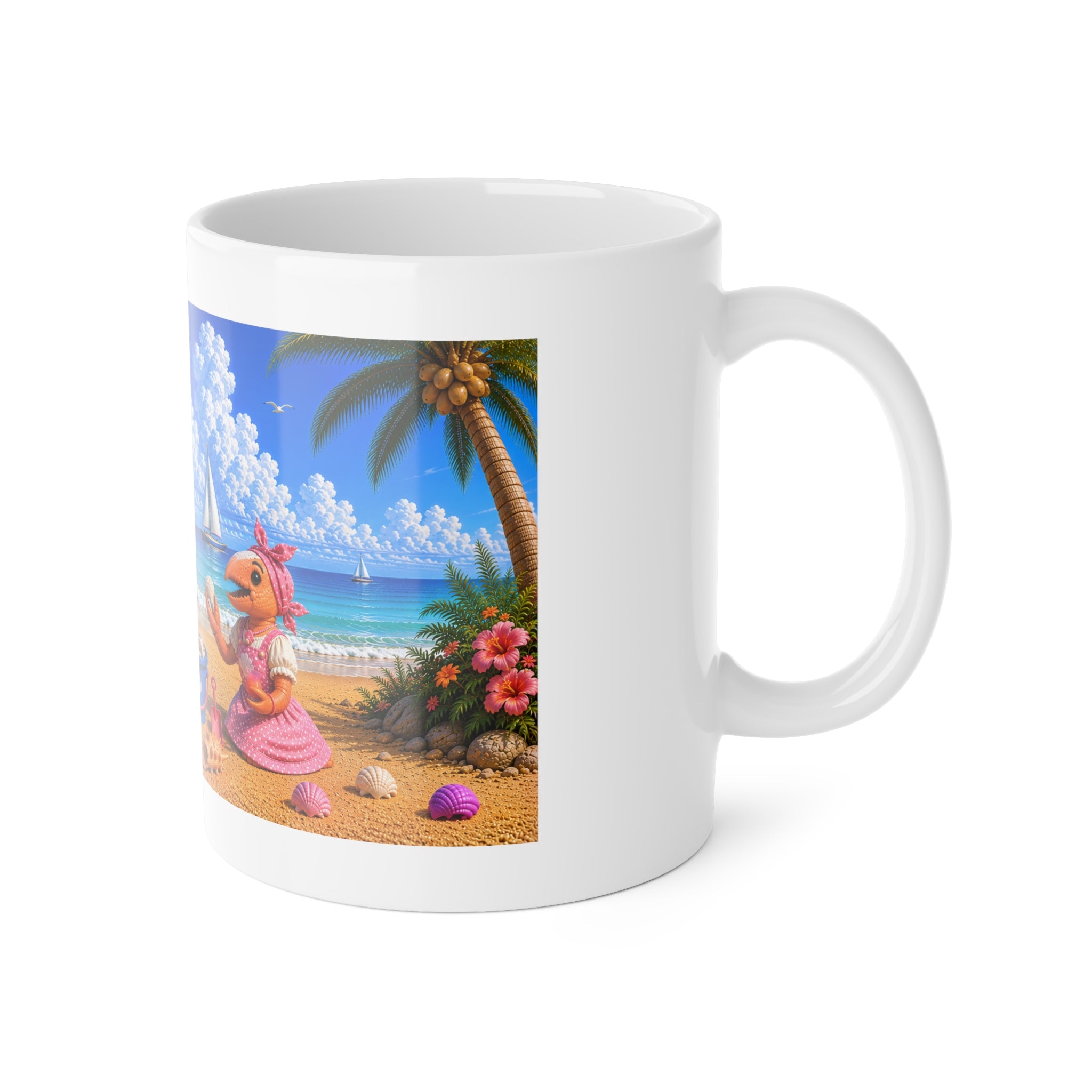 #006 Beach Buddy Girl Mug