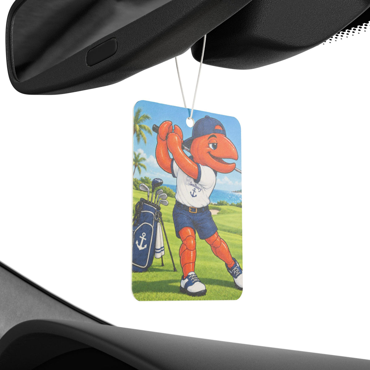 #023 Golfer Henry - SeaHenry Air Freshener