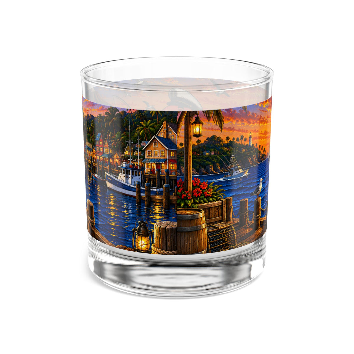 #003 Captain Henry - SeaHenry Coastal Rocks Glass – 10 oz