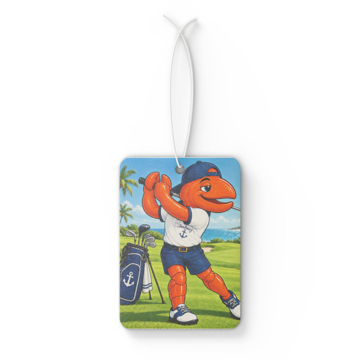 #023 Golfer Henry - SeaHenry Air Freshener