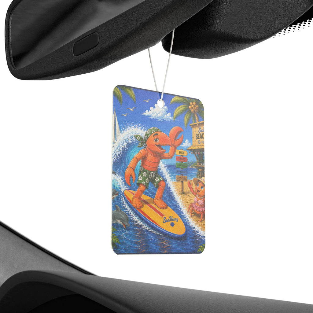 #012 Surfer Henry – SeaHenry Car Air Freshener