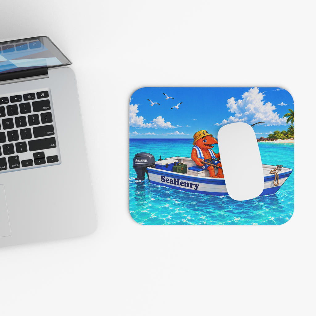 #004 Fisherman Henry - SeaHenry Mouse Pad