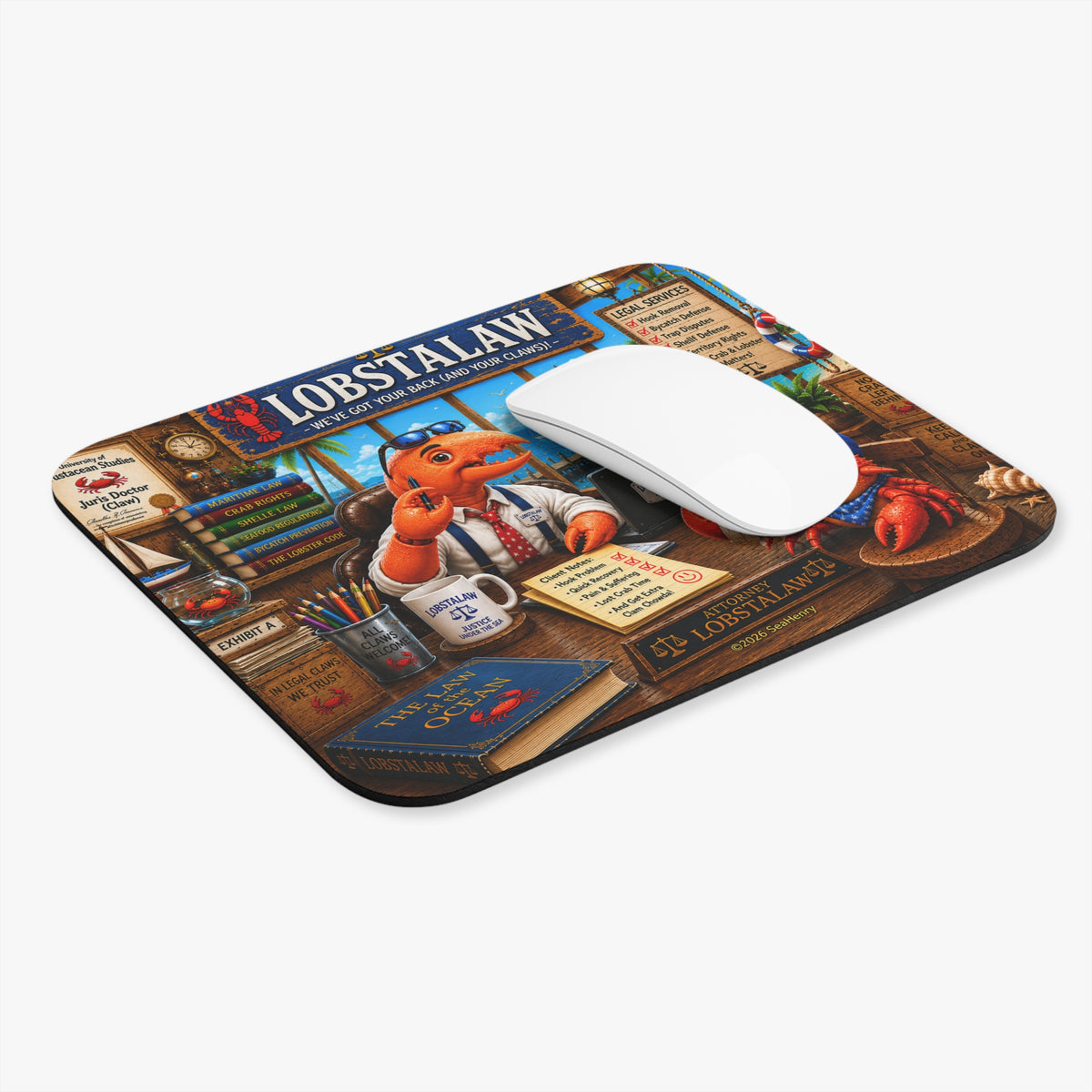 #009 Lobstalaw – SeaHenry Mouse Pad