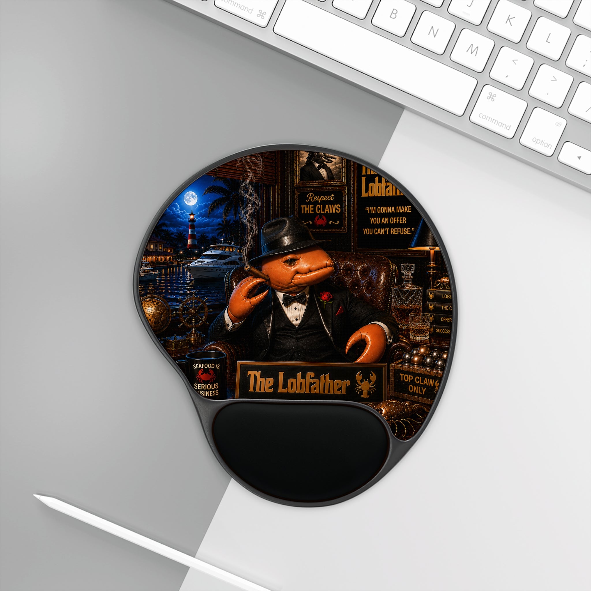#014 The LobFather Wrist Mouse Pad