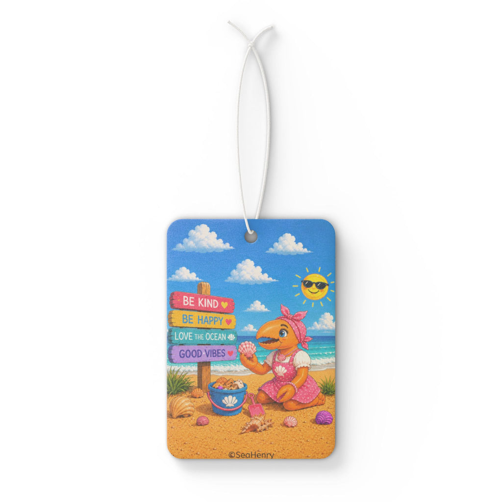 #006 Beach Buddy Girl – SeaHenry Car Air Freshener