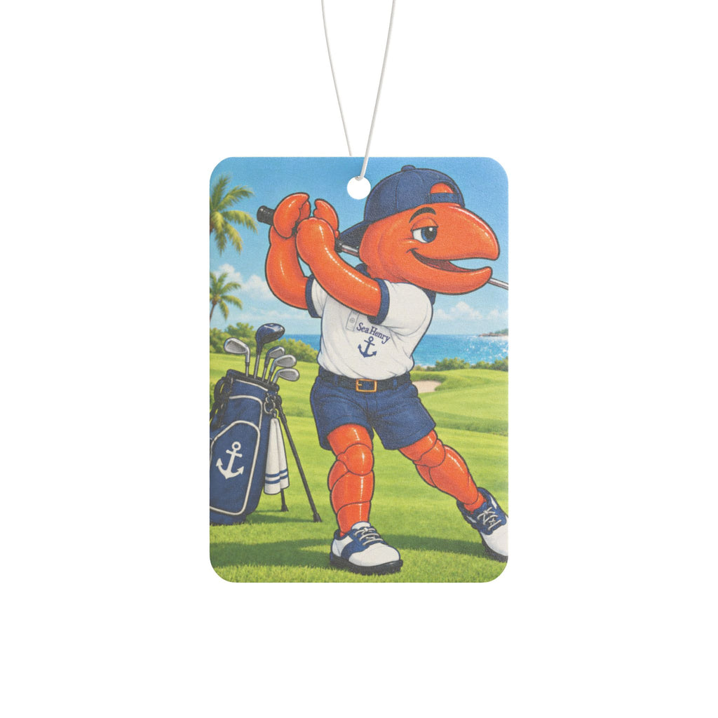 #023 Golfer Henry - SeaHenry Air Freshener