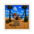 #002 Hammock Henry – SeaHenry 3×3 Coastal Sticker