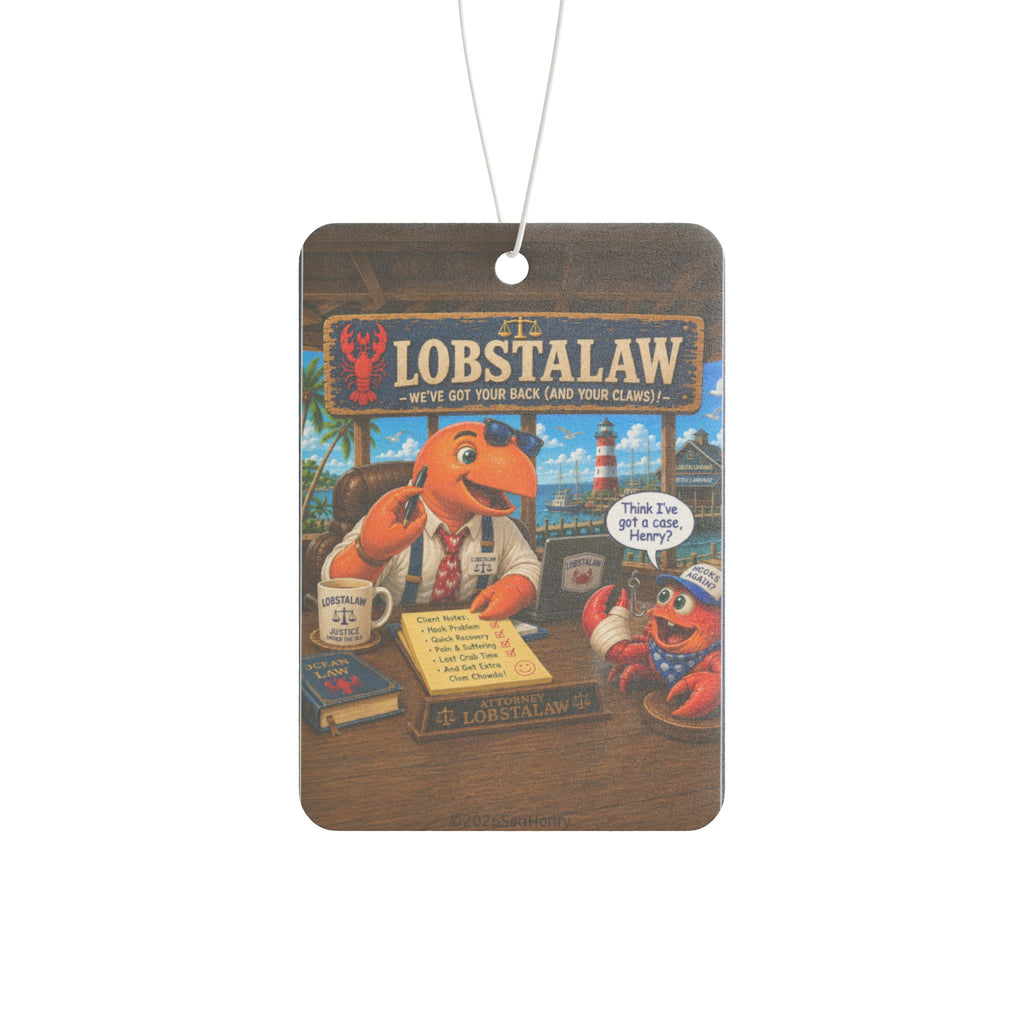 #009 LobstaLaw – SeaHenry Car Air Freshener