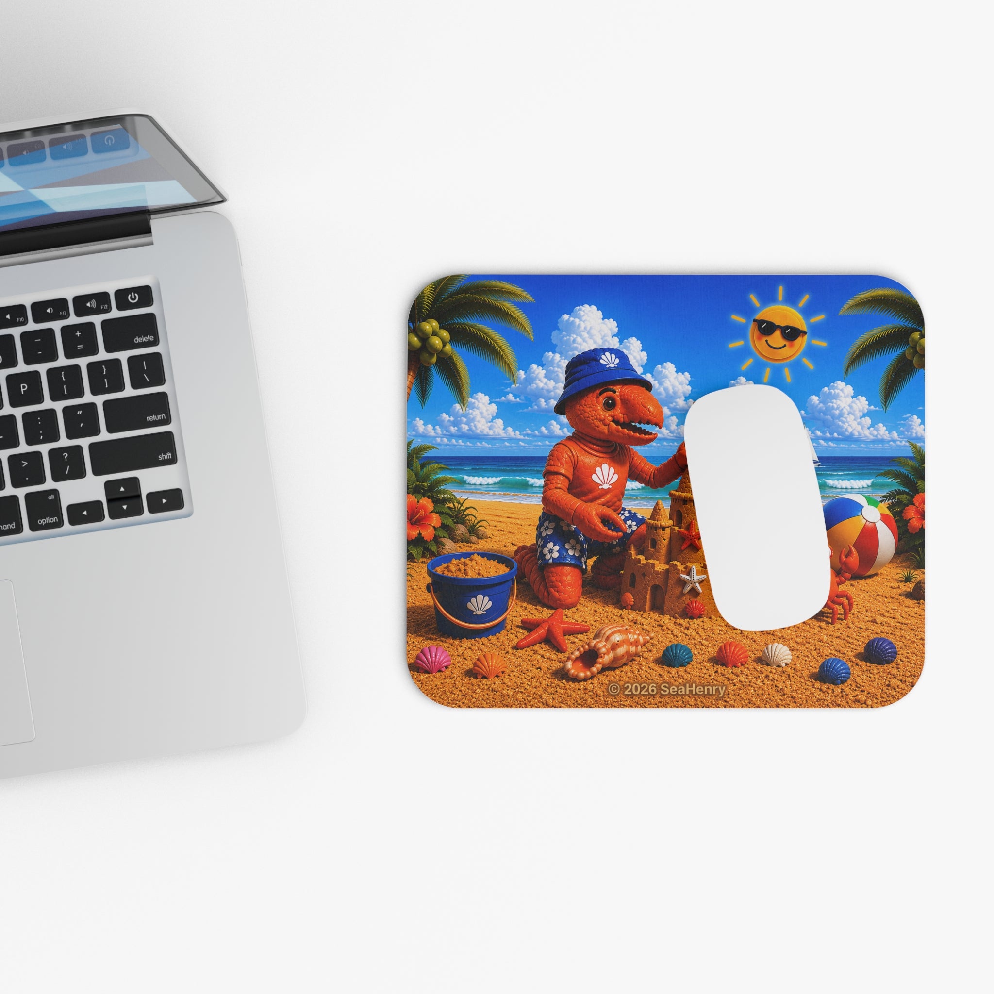 #005 Beach Buddy Boy Mouse Pad