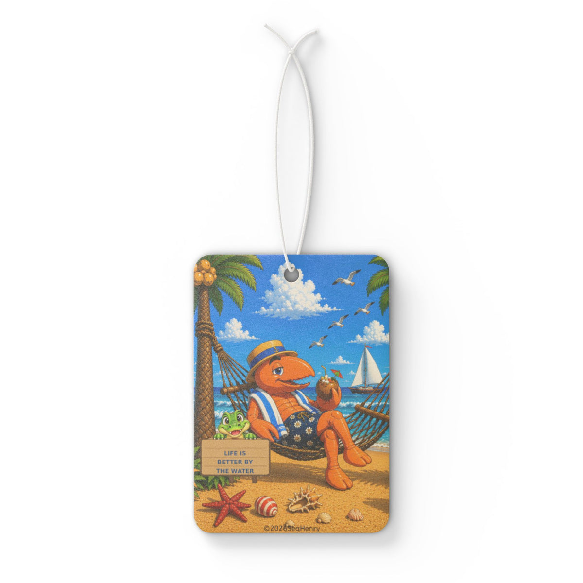 #002 Hammock Henry – SeaHenry Car Air Freshener