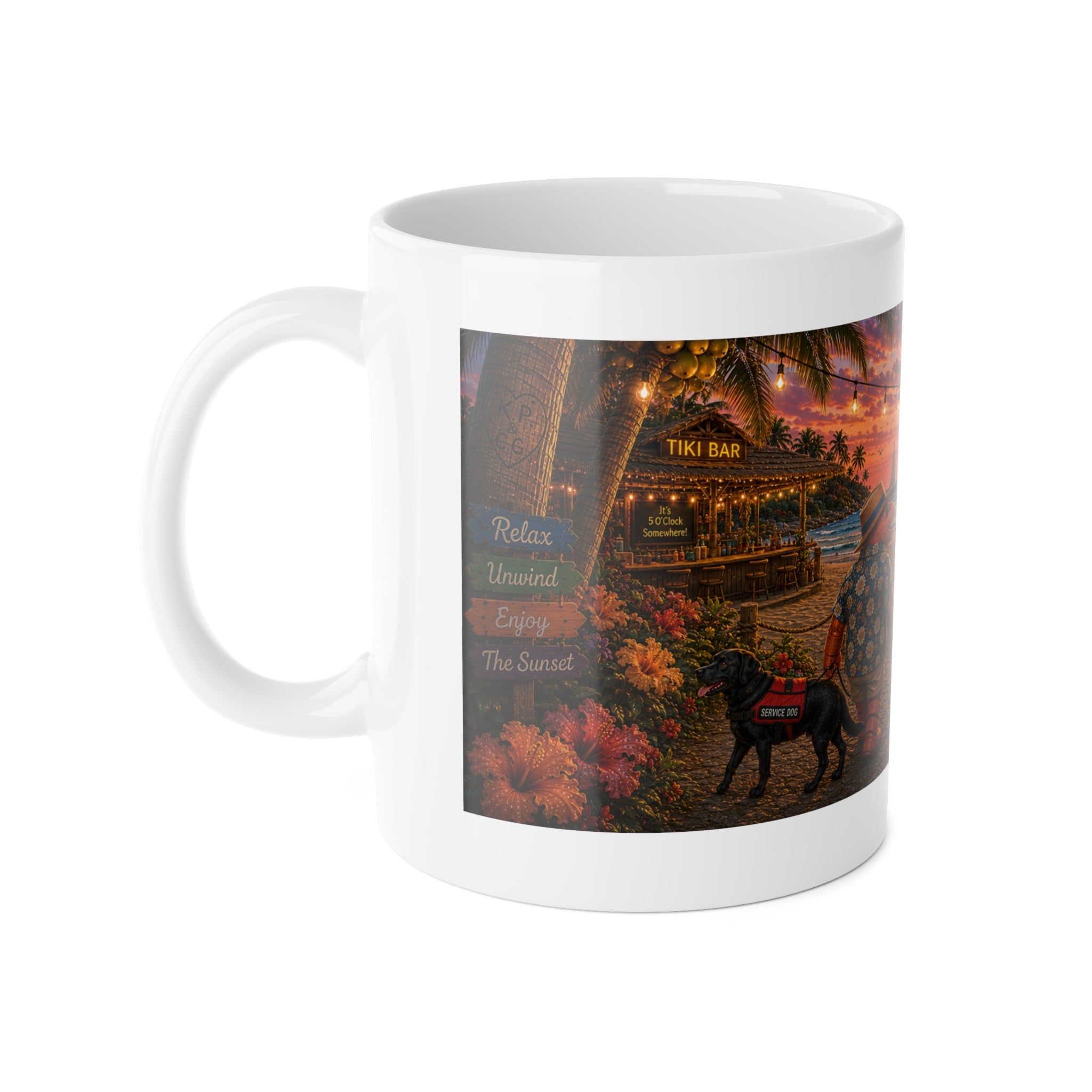 #019 Dog Walking Mug