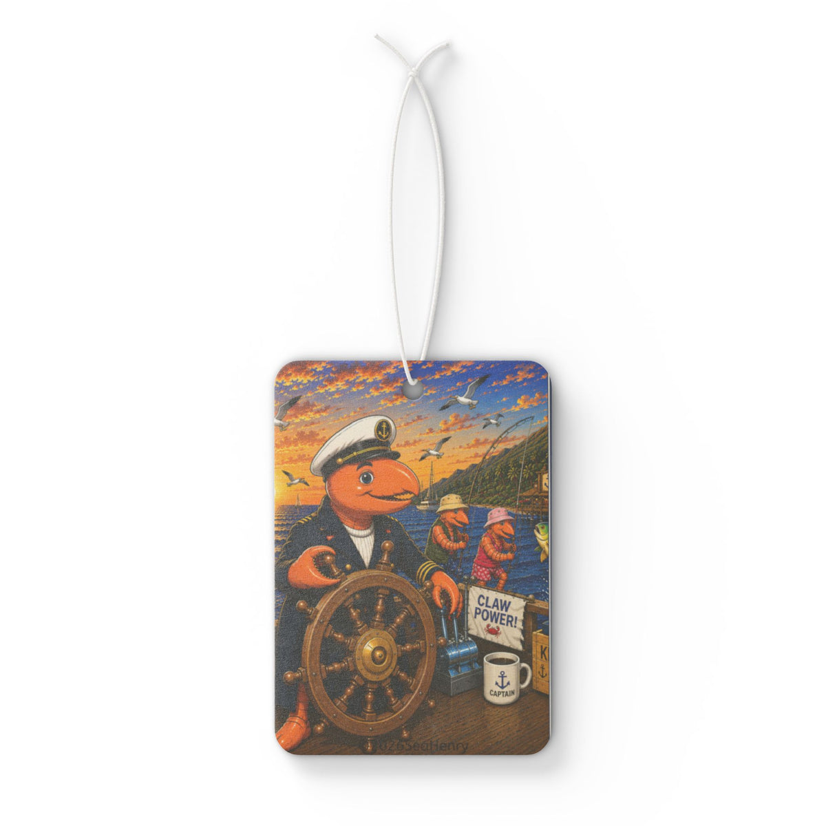 #003 Captain Henry – SeaHenry Car Air Freshener