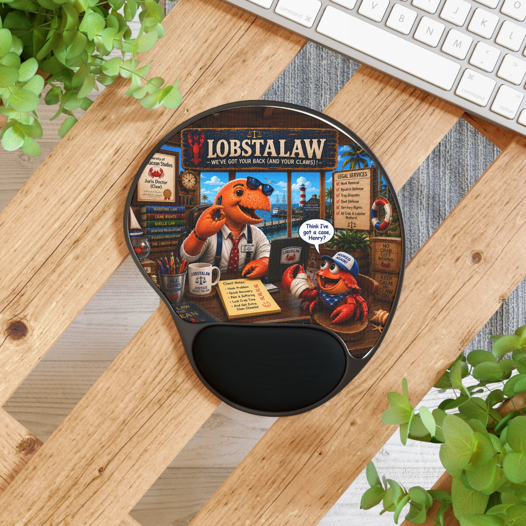 #009 LobstaLaw Wrist Mouse Pad