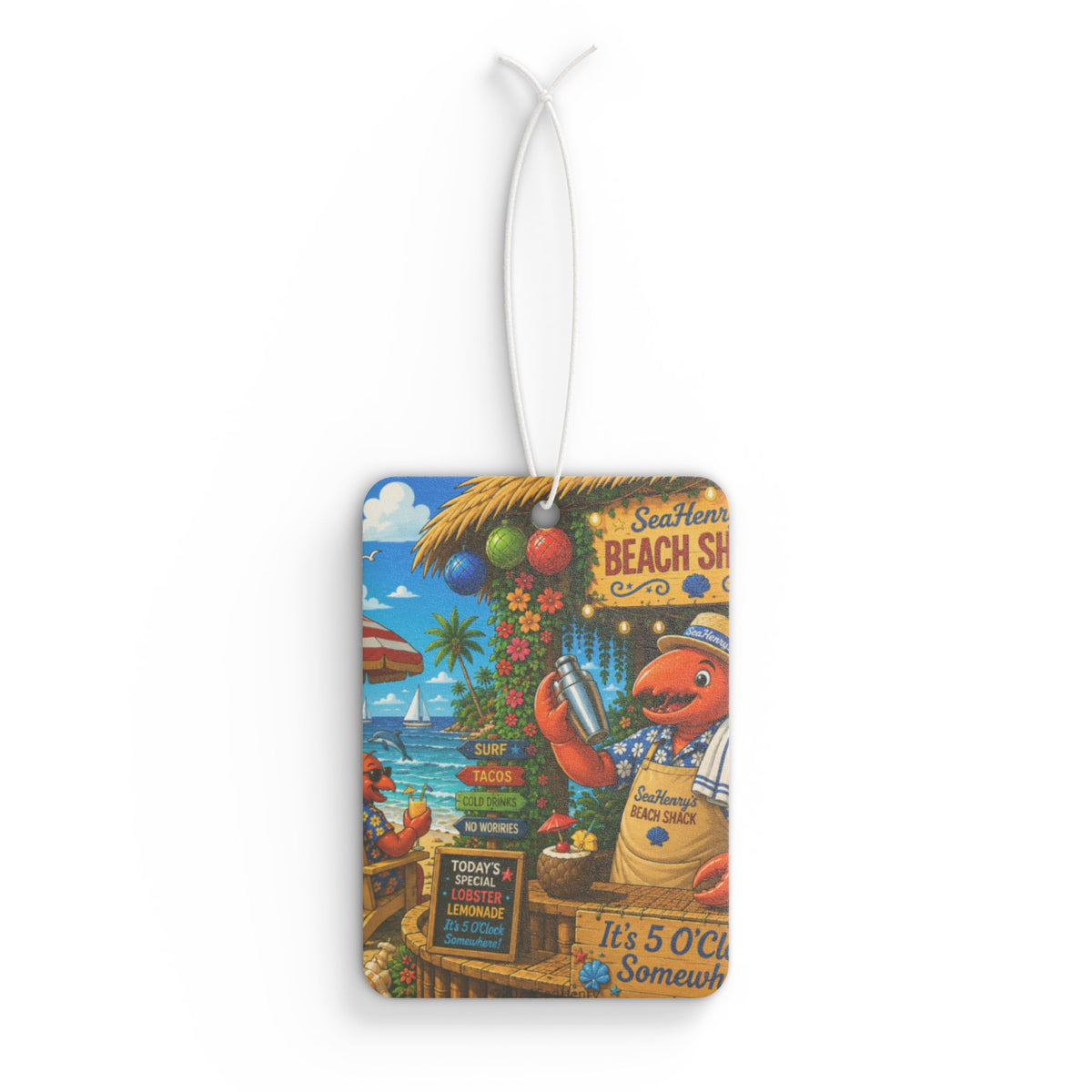 013 Henry the Bartender  SeaHenry Car Air Freshener