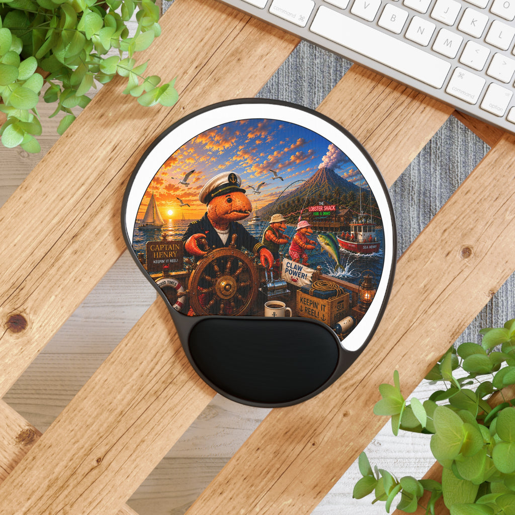#003 Captain Henry Wrist Support Mouse Pad
