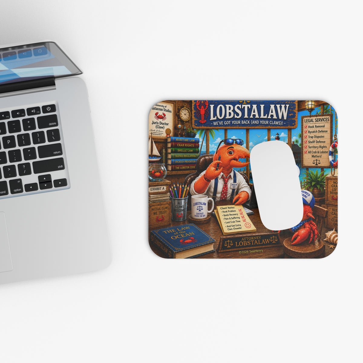 #009 Lobstalaw – SeaHenry Mouse Pad