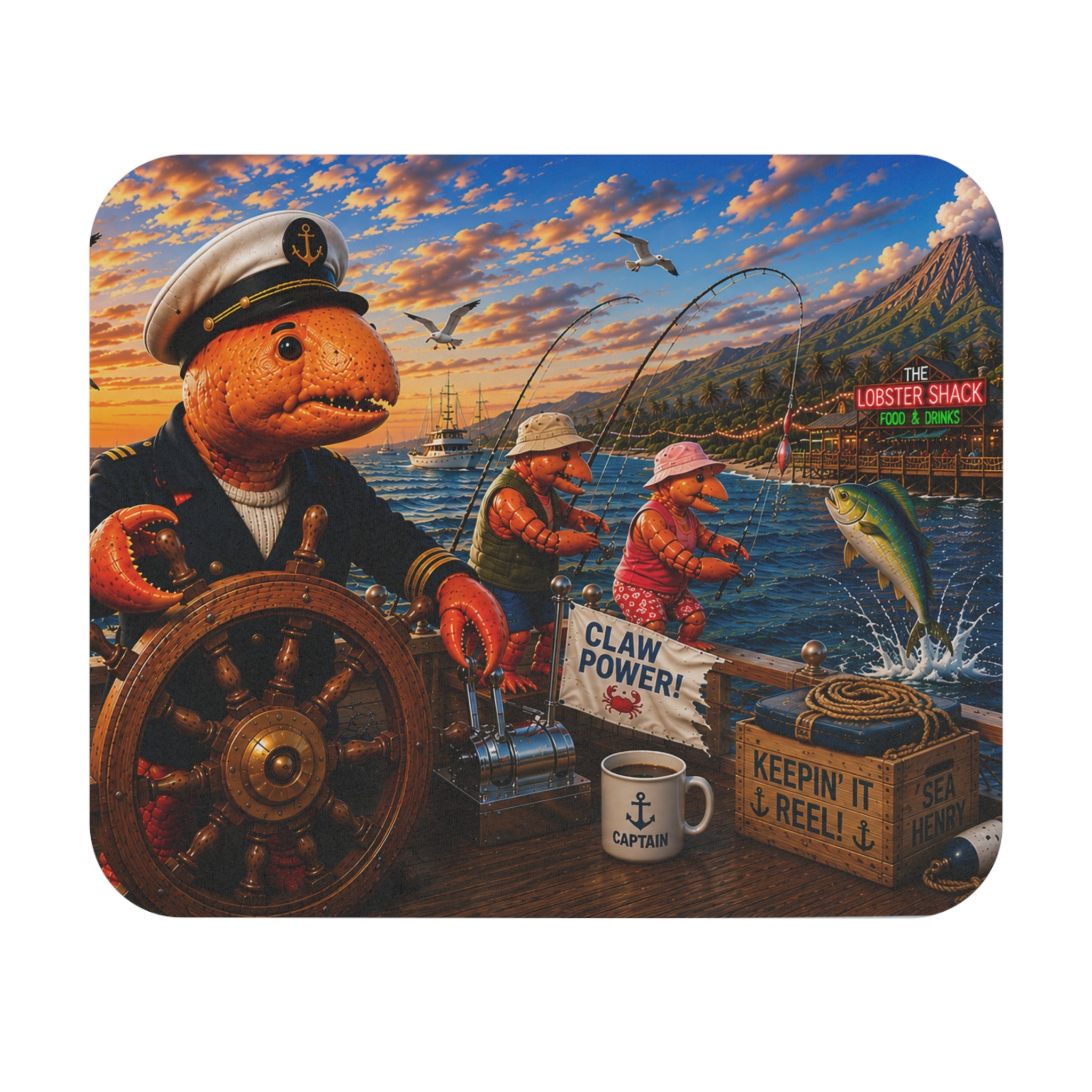 #003 Captain Henry Mouse Pad