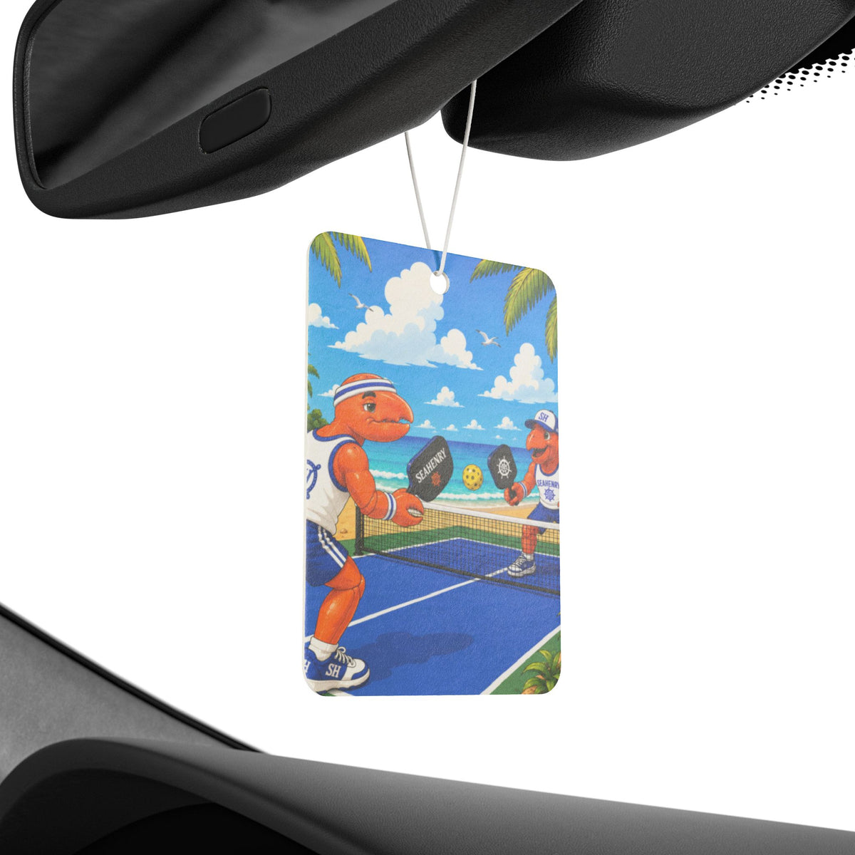 #017 Pickleball Henry - SeaHenry Car Air Freshener