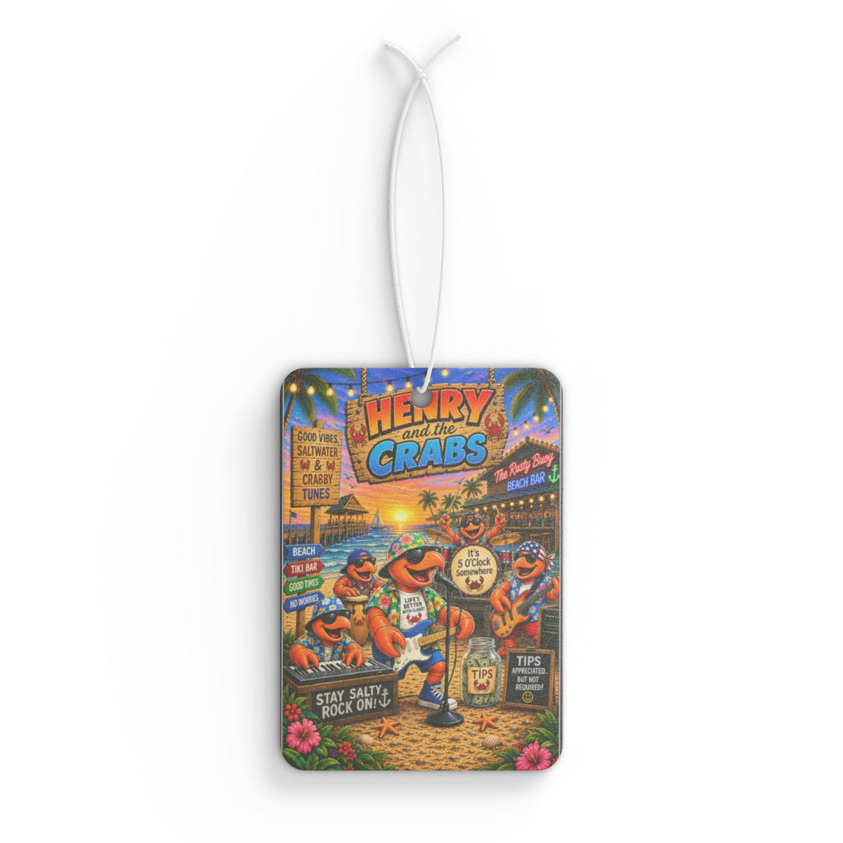 #011 Henry and the Crabs – SeaHenry Car Air Freshener