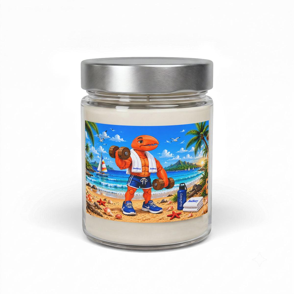 #015 Exercising Henry – SeaHenry Soy Wax Candle