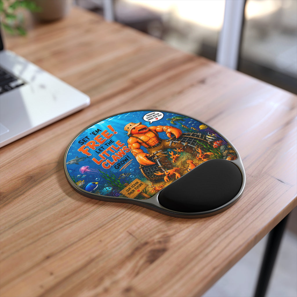 #007 Hope for Claws- Wrist Mouse Pad