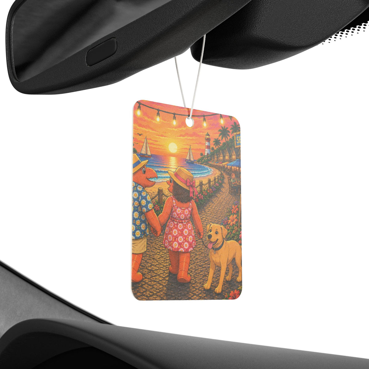 Copy of #019 Dog Walking - SeaHenry Air Freshener