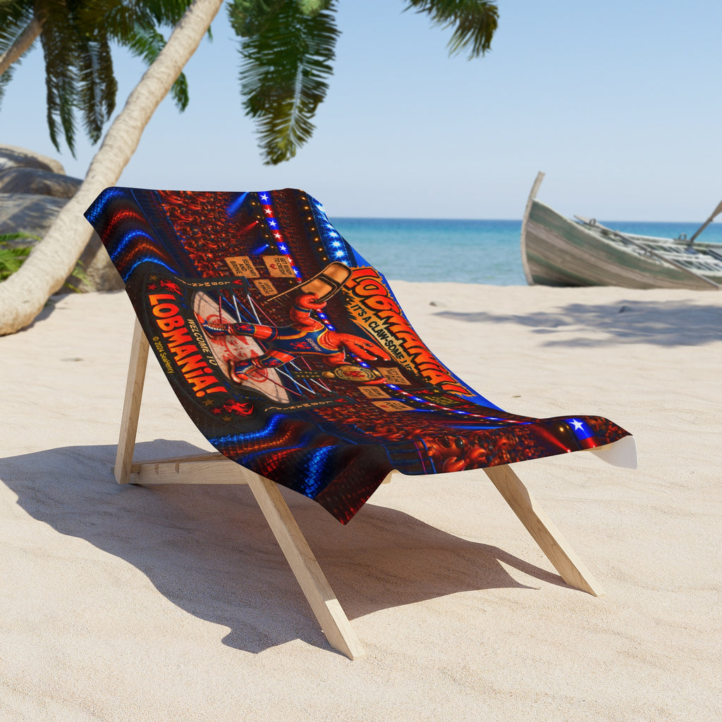 #010 LobMania – Beach Towel