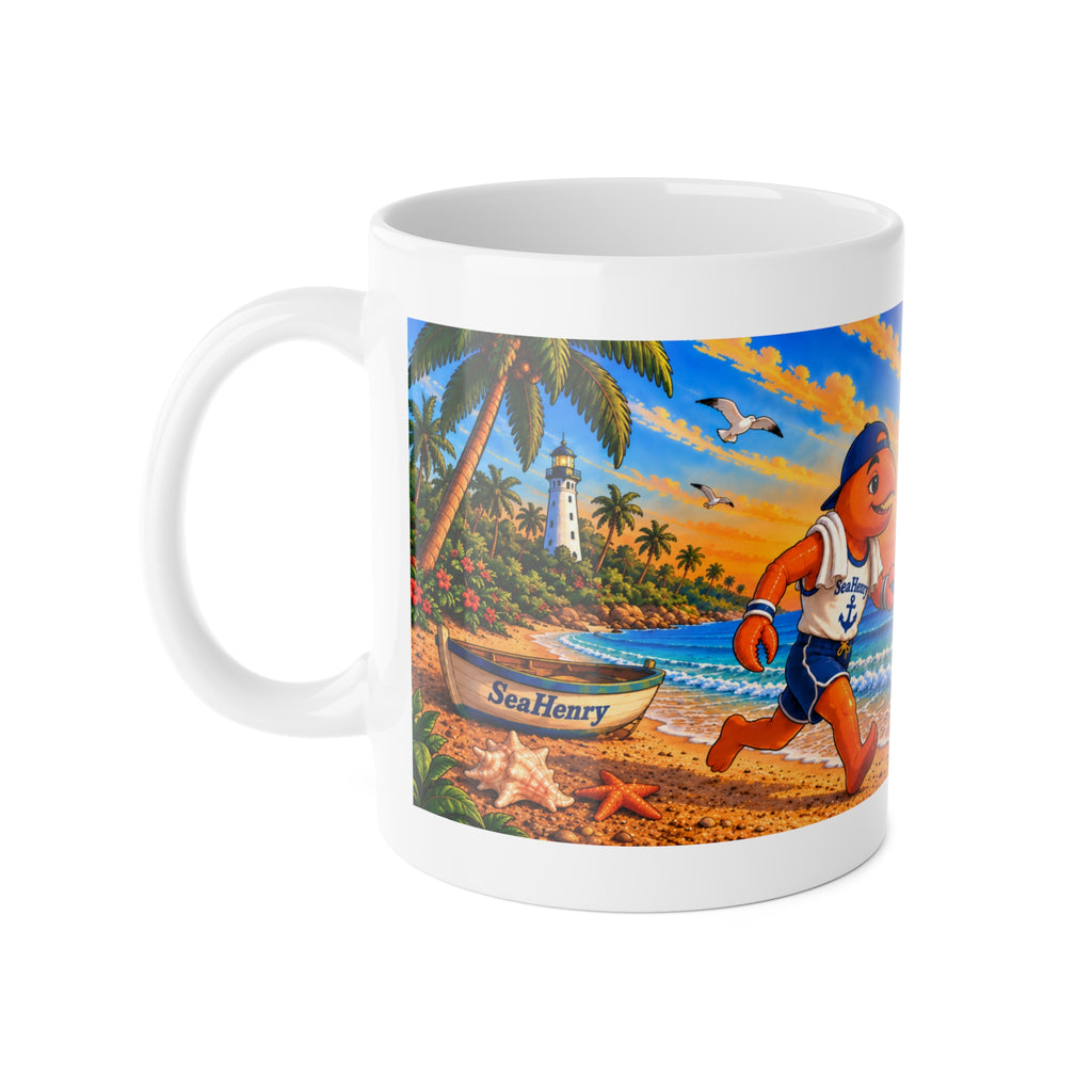 #022 Jogging Henry – SeaHenry Coffee Mug