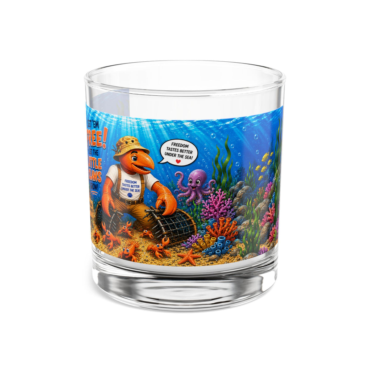 #007 Hope for Claws - SeaHenry 10oz Rocks Glass