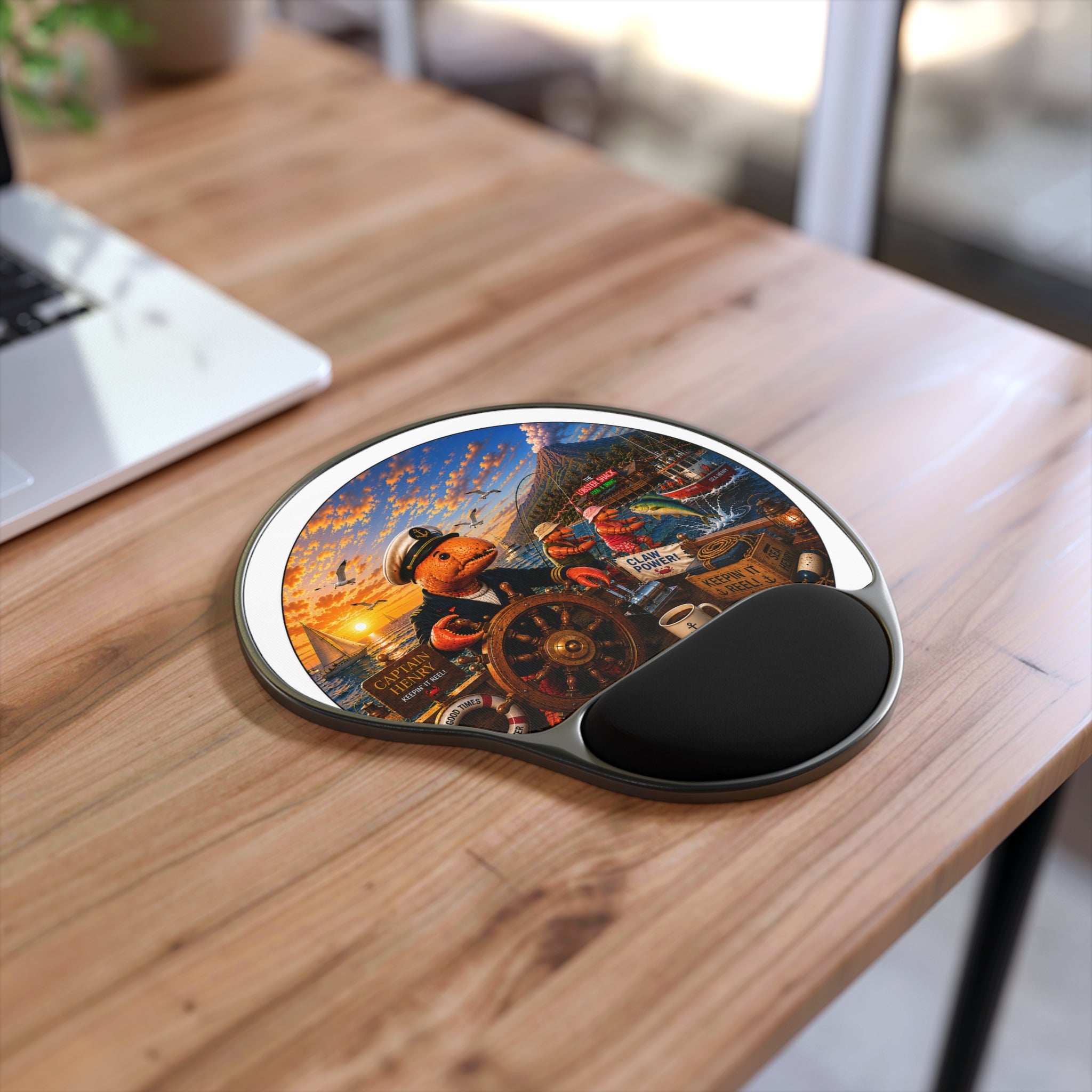 #003 Captain Henry Wrist Support Mouse Pad