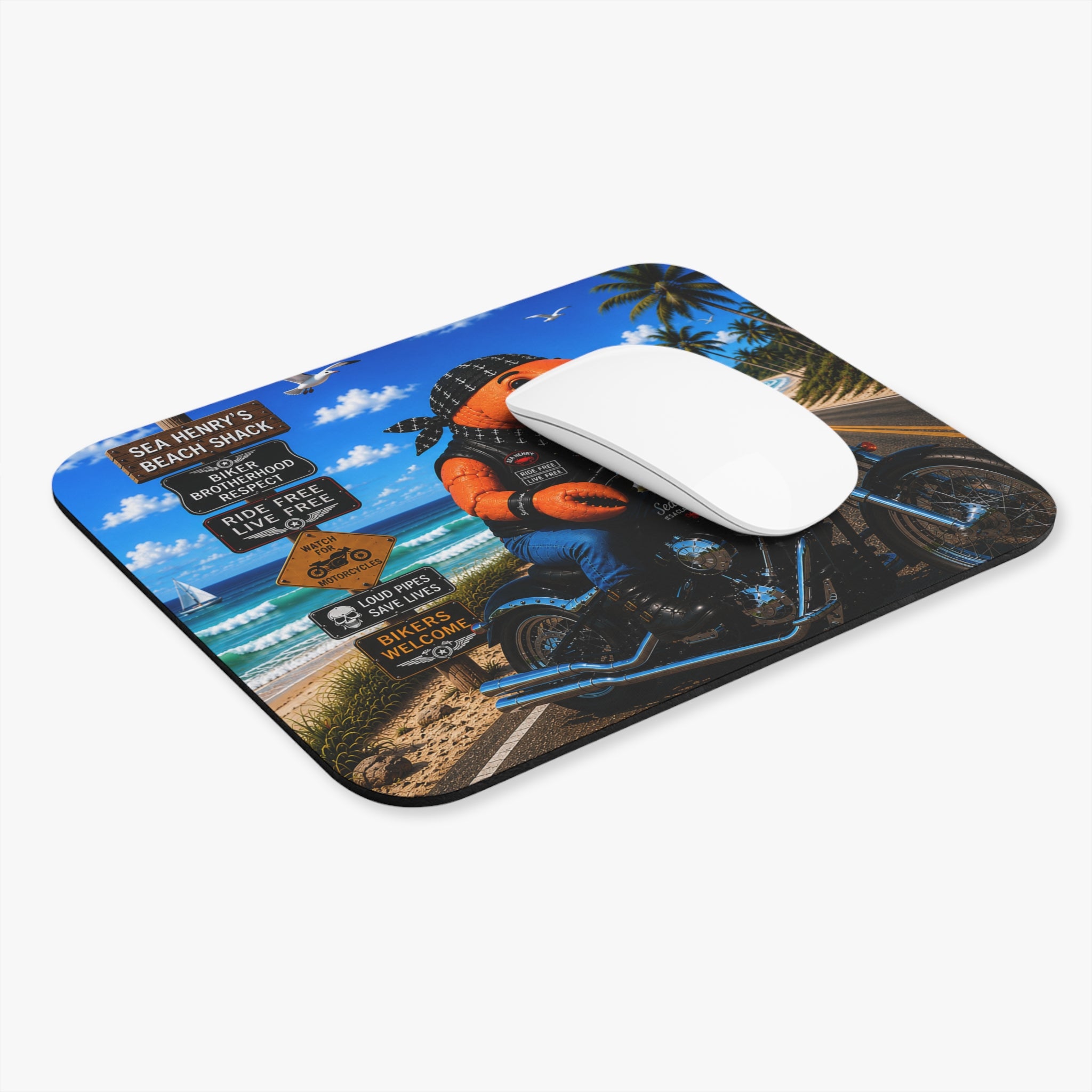 #008 Biker Henry Mouse Pad