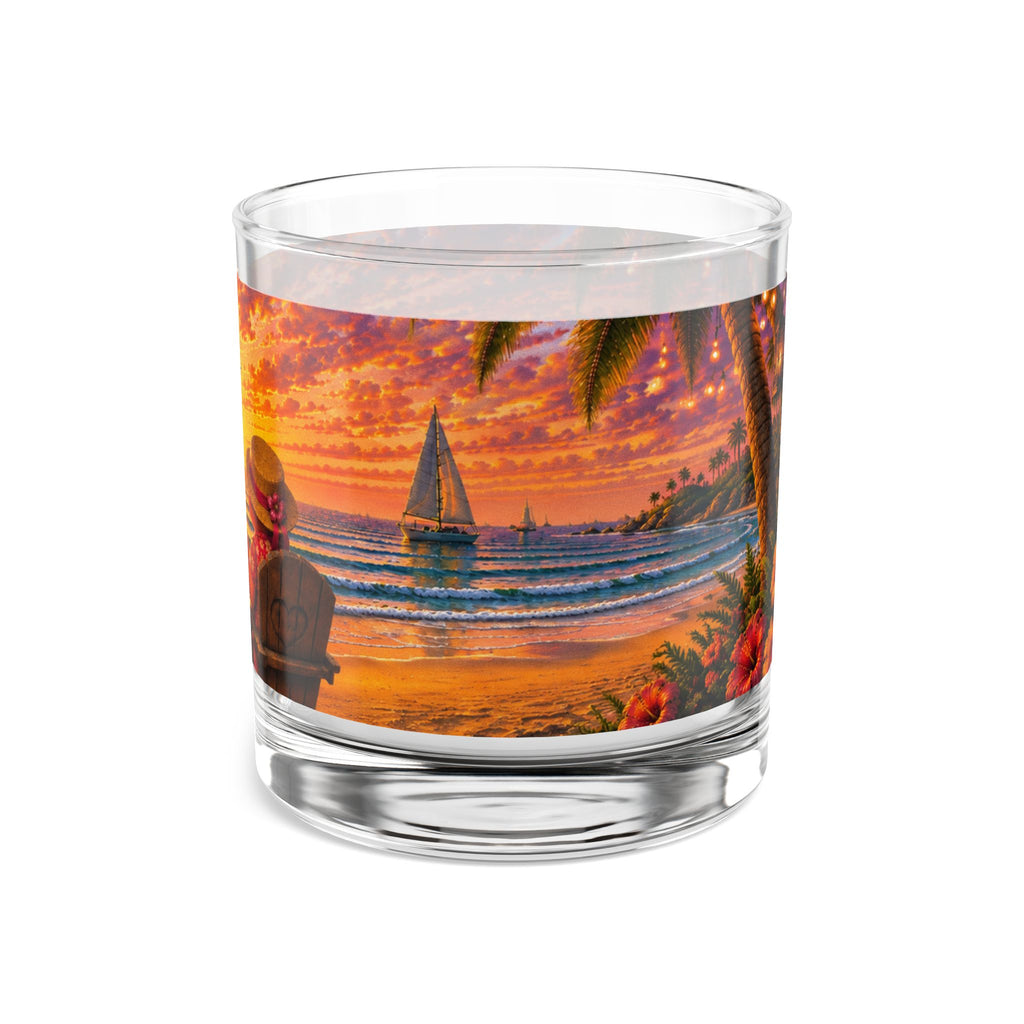 #019 Dog Walking – SeaHenry 10 oz Rocks Glass