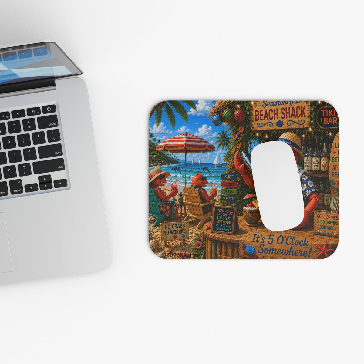 #013 Bartender Henry - SeaHenry Mouse Pad