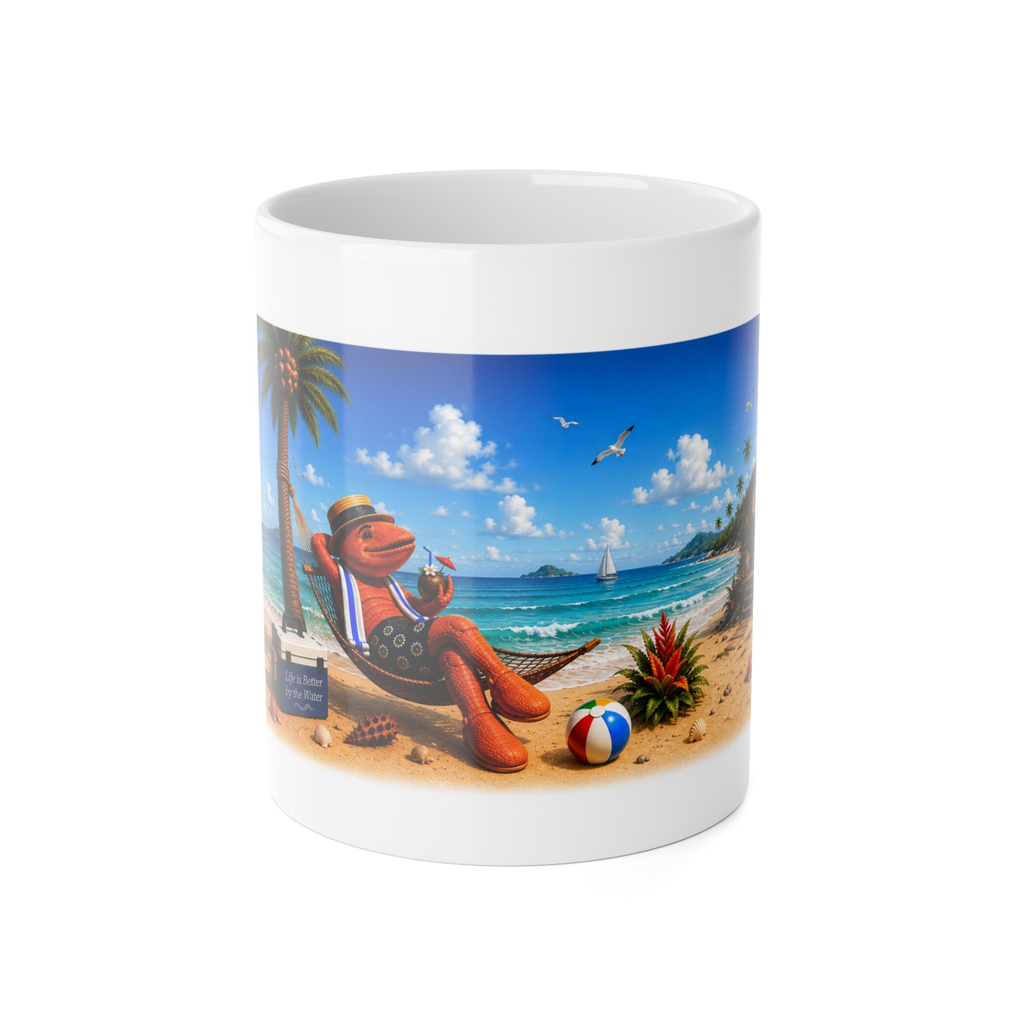 Beach Vibes Ocean Mug  (11oz)