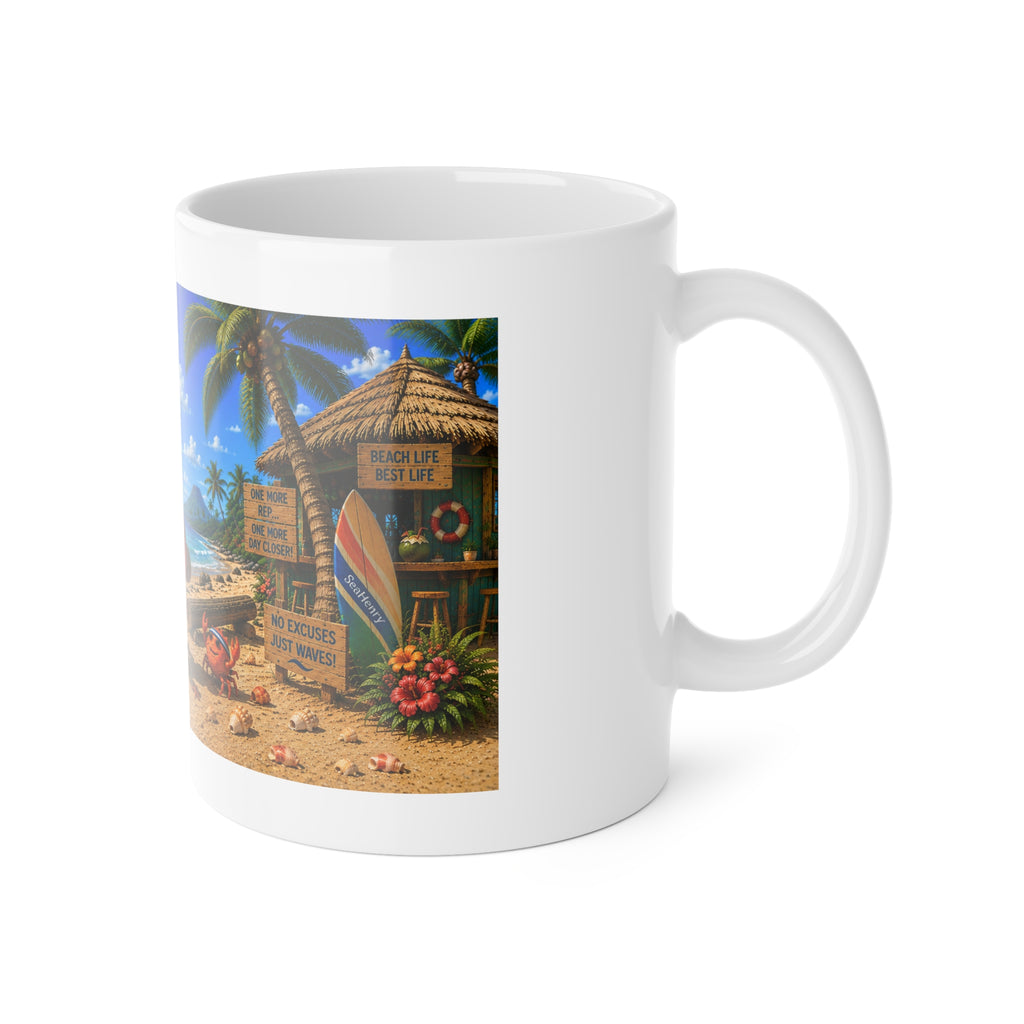 #015 Working out Henry Mug