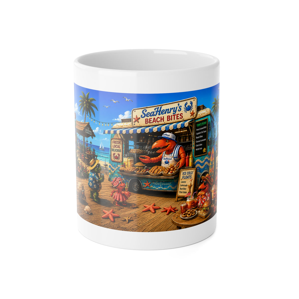 #018 Beach Bites - SeaHenry Coffee Mug