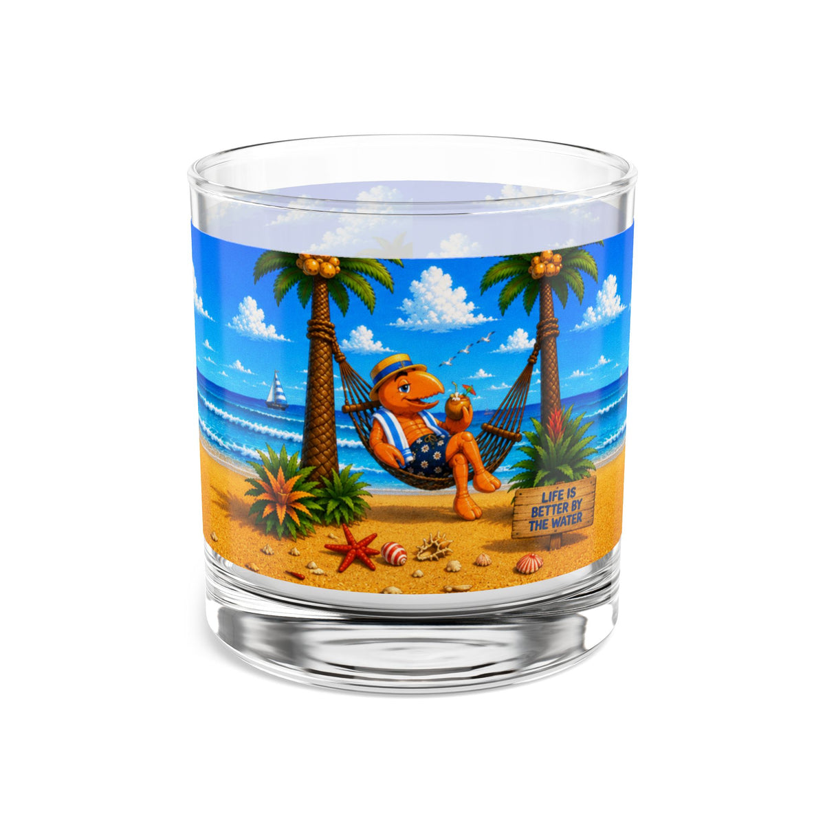 #002 Hammock Henry – SeaHenry 10 oz Rocks Glass