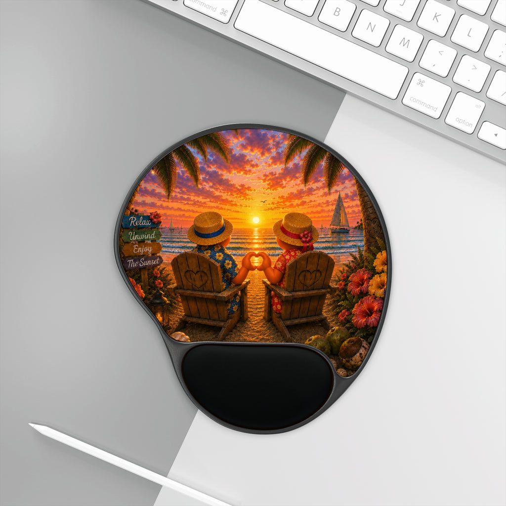 #020 Together Forever – SeaHenry Cushioned Wrist Rest Mouse Pad