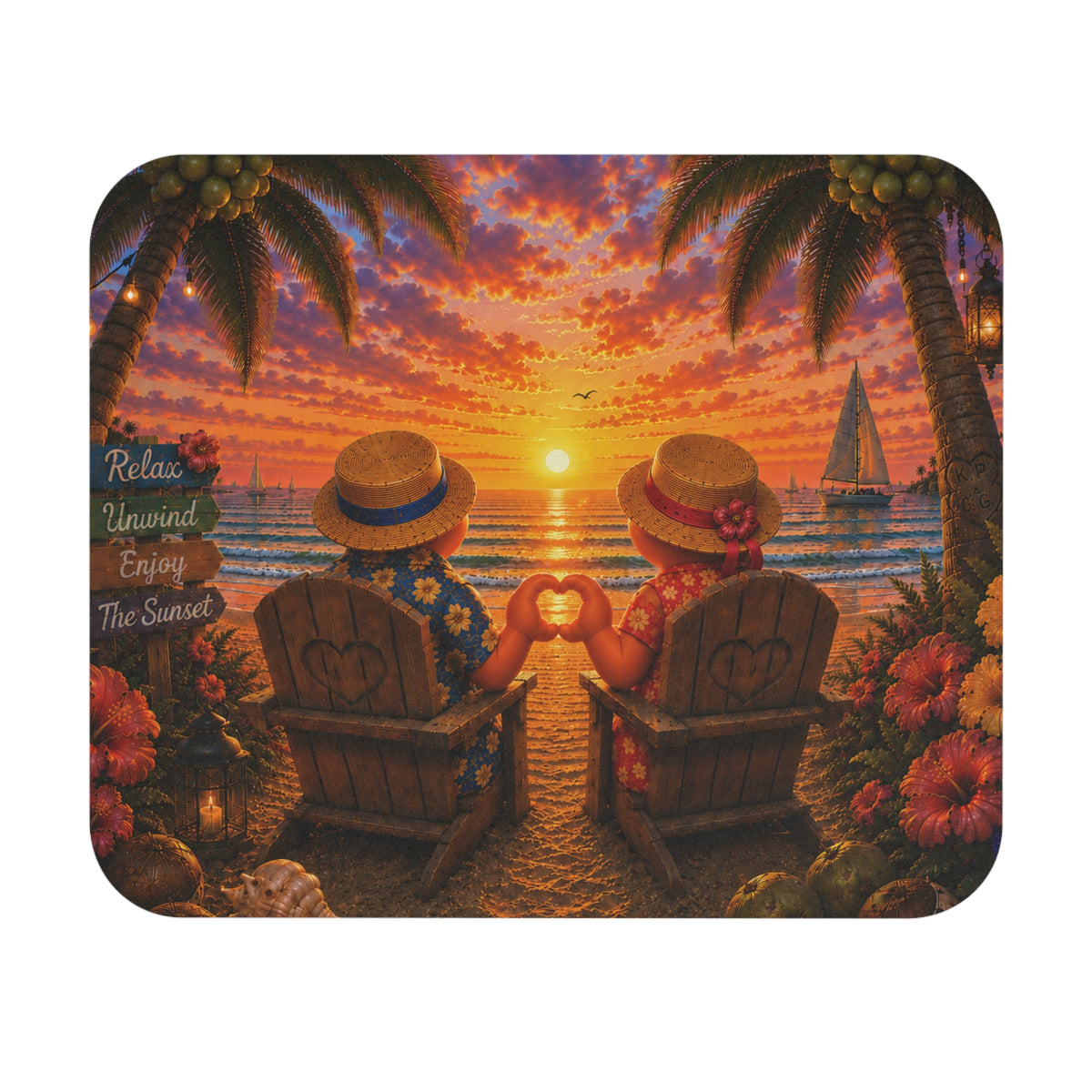 #020 Together Forever – SeaHenry Mouse Pad