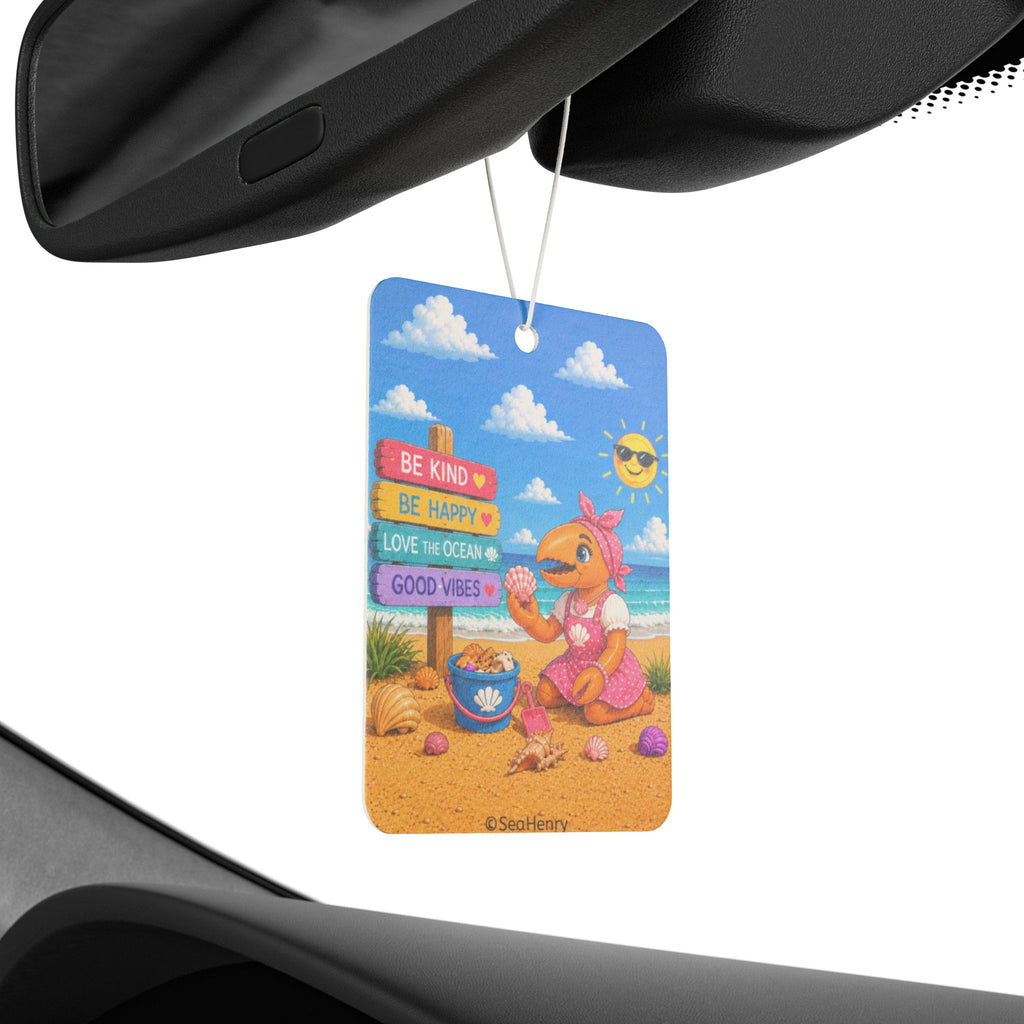 #006 Beach Buddy Girl – SeaHenry Car Air Freshener