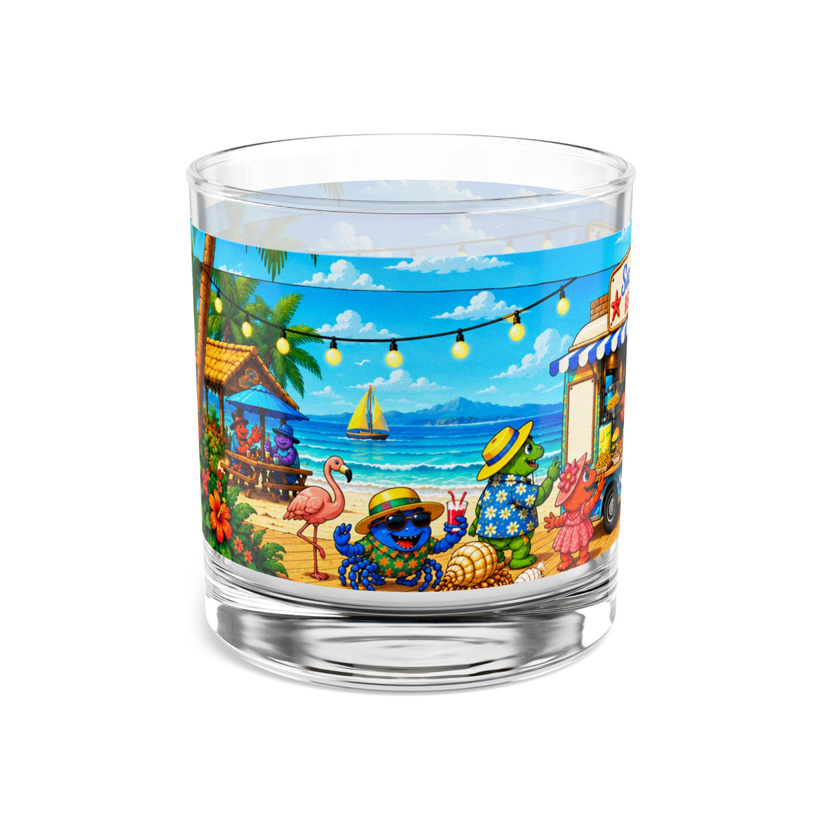 018 SeHenry's Beach Bites  SeaHenry 10 oz Rocks Glass