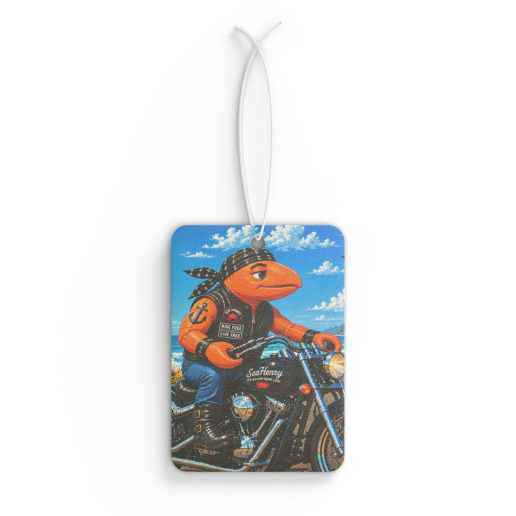 #008 Biker Henry – SeaHenry Car Air Freshener